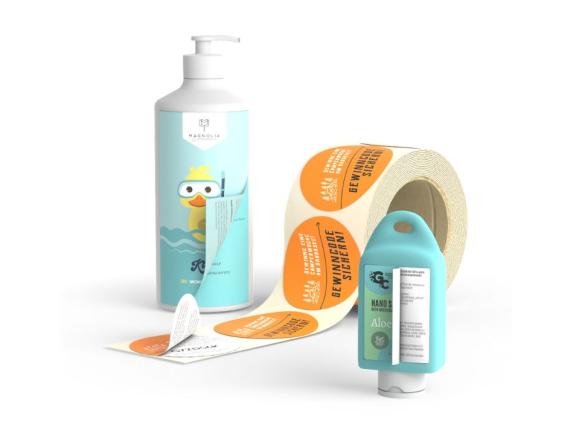 mehrlagige Sandwichetiketten