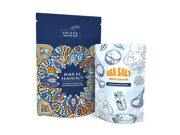 Standbodenbeutel für Gewürze