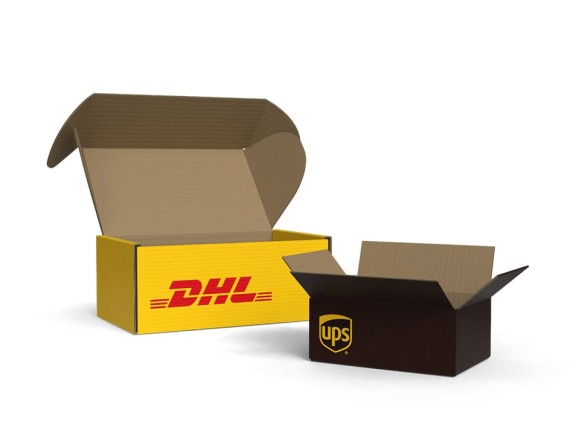 Kartons nach Versanddienstleister
