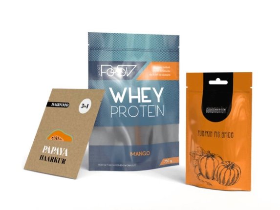 Verschiedene Standbodenbeutel