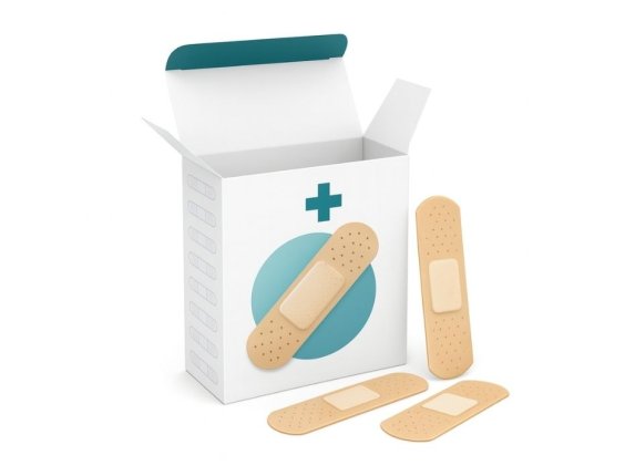Pflaster-Verpackung & Strips