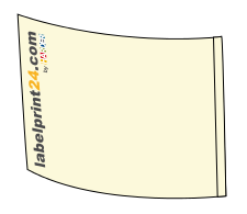 Booklet-Etiketten, geklebt, mit zweifacher Perforation