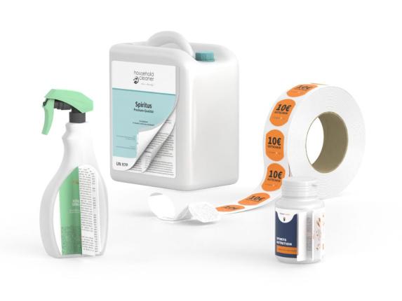 Booklet-Etiketten für alle Industrien