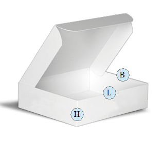 Folding box dimensions