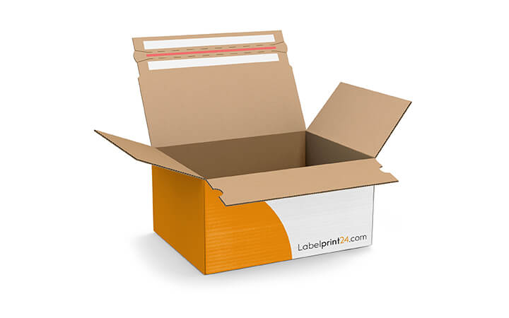 shipping box with adhesive tape