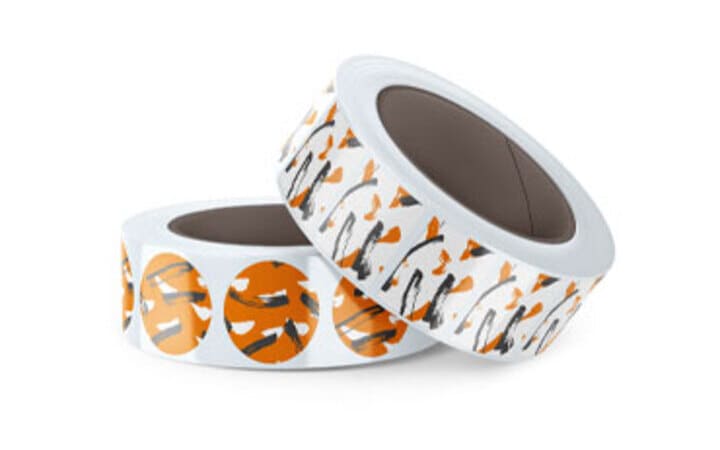 Rollenetiketten Rollenetiketten