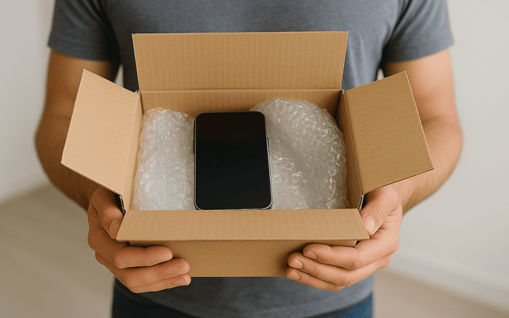 Versichertes Gut in Karton Versichertes Gut in Karton