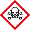 Gefahrenkennzeichnung: Totenkopf - akut toxische Stoffe