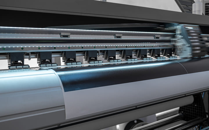 Rillen bei Druckerzeugnissen im Digitaldruckverfahren