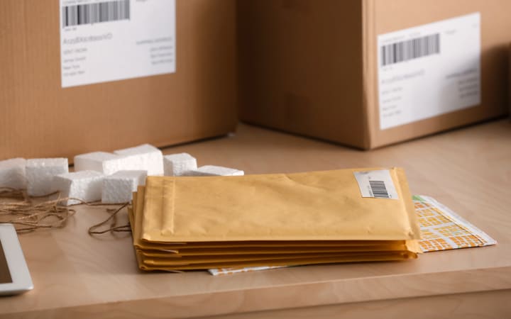 Book and merchandise shipment envelopes