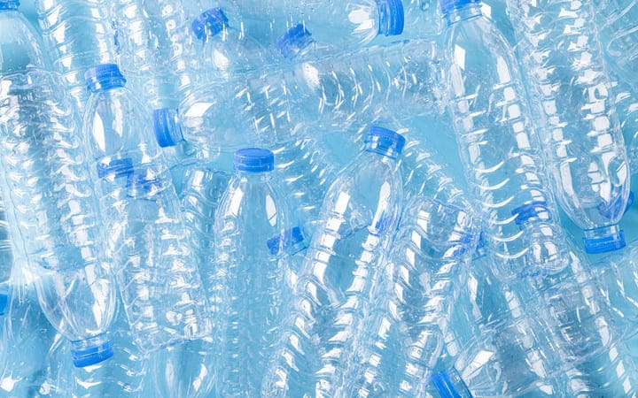 Plastikflaschen aus Rezyklat