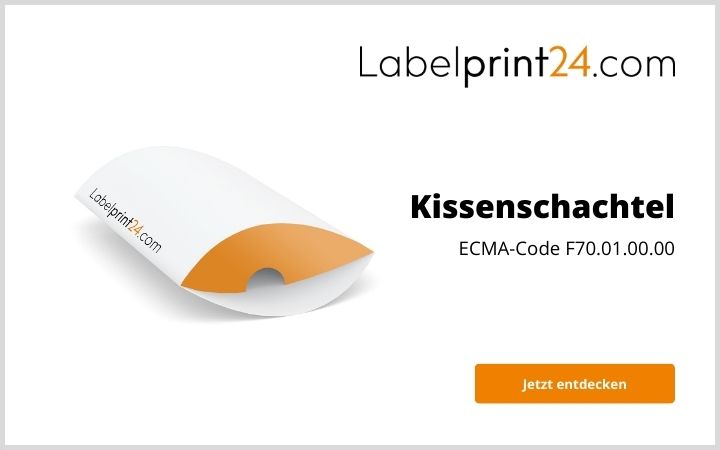 Kissenschachtel von Labelprint24 bestellen