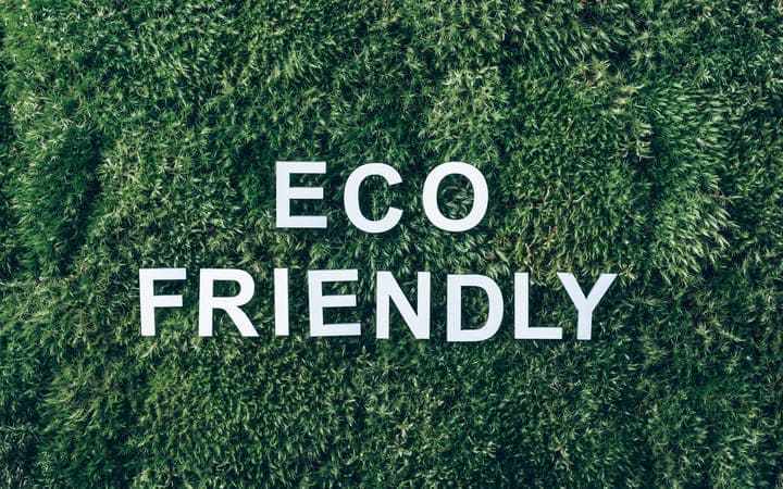 "eco-friendly"- Zeichen