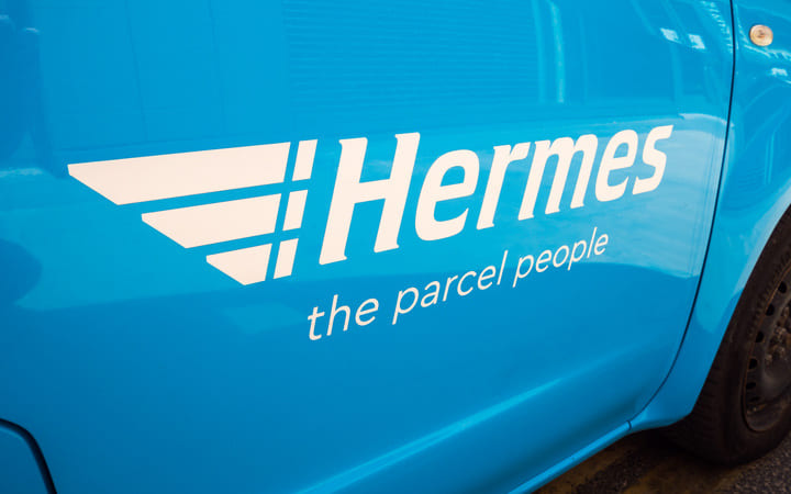 Hermes Lieferwagen
