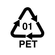 Recyclingsymbol 01 PET