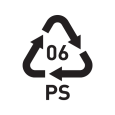 Recyclingsymbol 06 PS