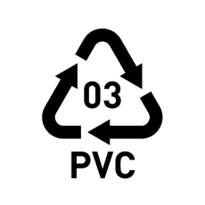 Recyclingsymbol 03 PVC