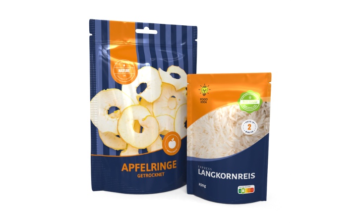 Standbodenbeutel für Lebensmittel