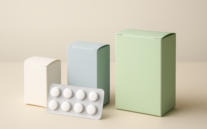 Personalisierte Verpackung für Tabletten