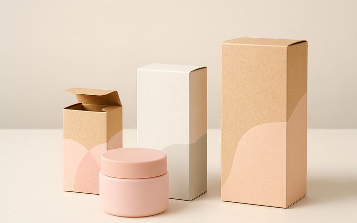 Kartonverpackung für Hautcremes