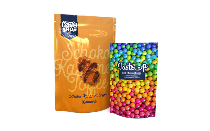 Standbodenbeutel für Süßigkeiten