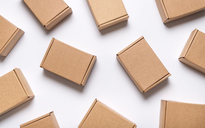 Individuelle Verpackung für den Versand