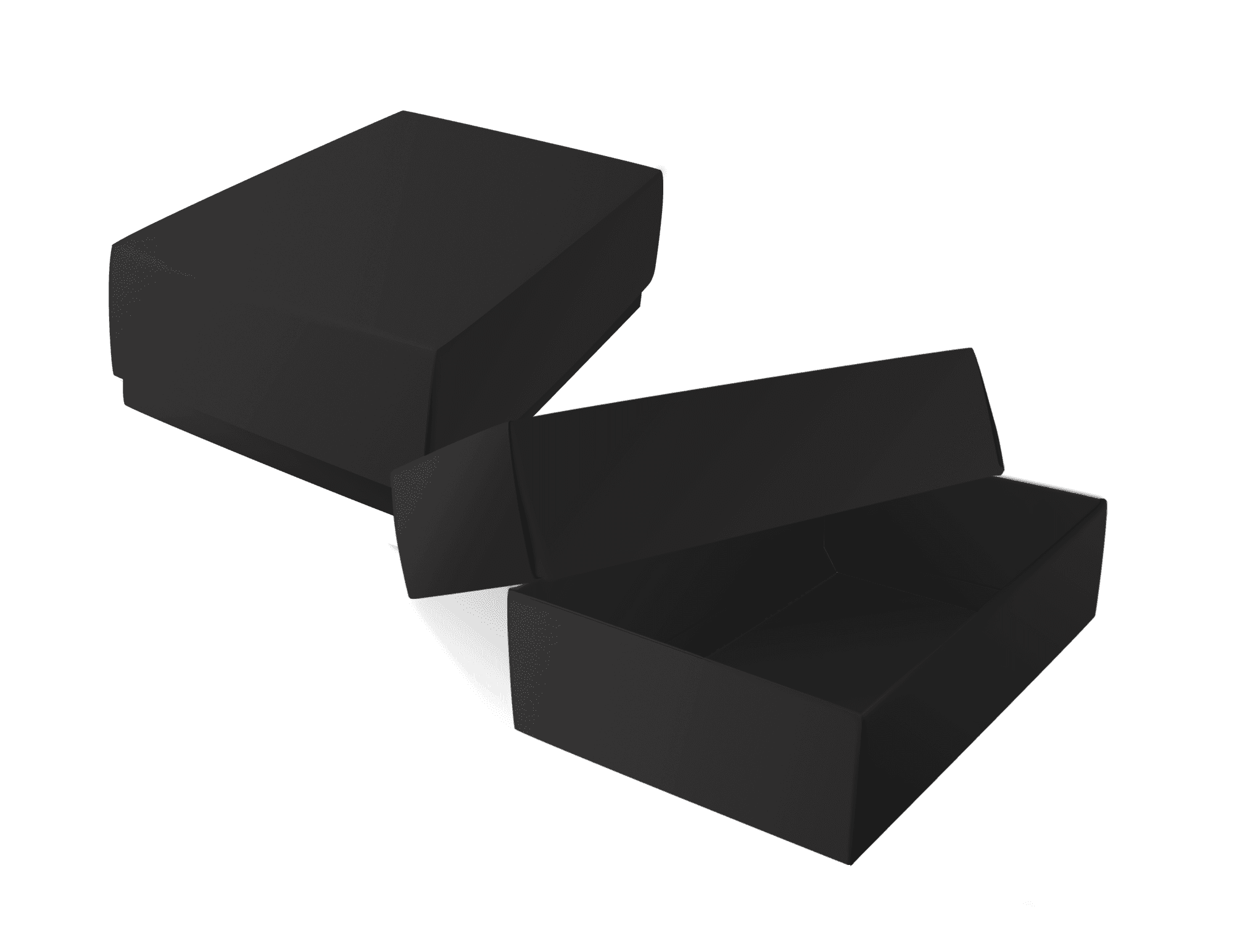Black slipcase box