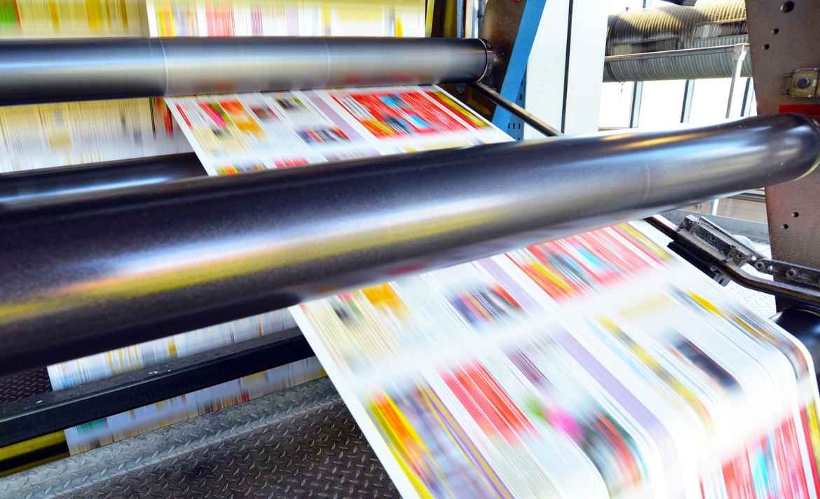 Zeitungsdruckmaschine