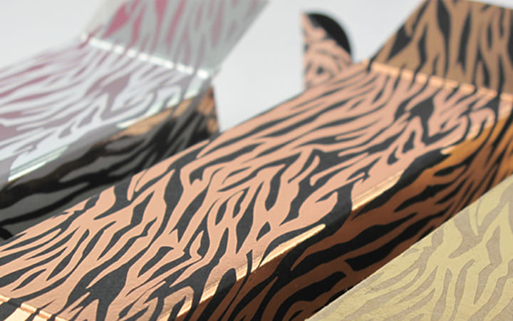 Faltschachtel mit Veredelung