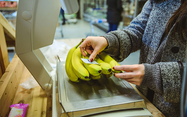 Étiquetage de bananes